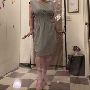 Calvin Klein Gray Knee Length Dress